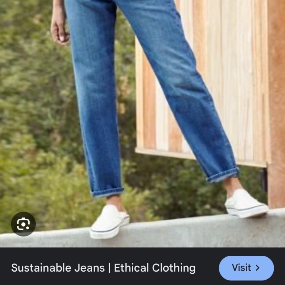 Outerknown Fillmore Blue Relaxed Jeans